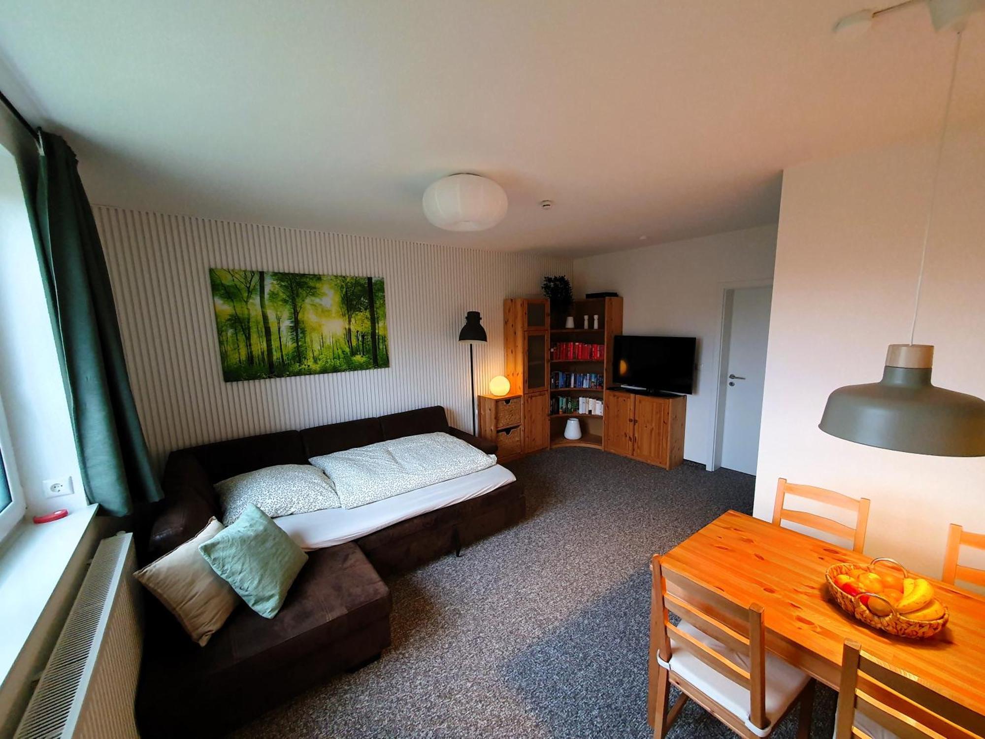 Radfreundliches Wohlfuehl-Apartment Mit Terrasse Und Parkplatz - Fewo Woody 什未林 外观 照片
